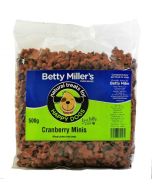 Betty Miller Cranberry Minis 500g