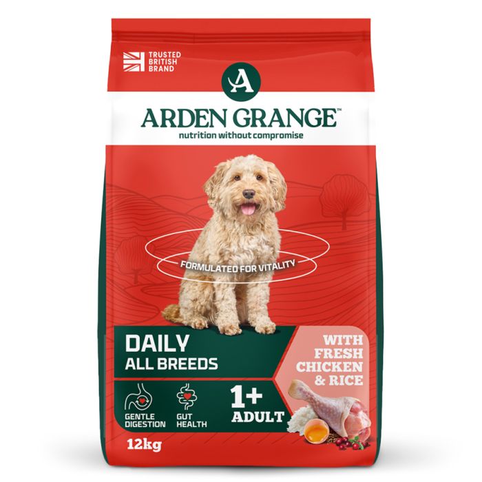 Arden Grange Chicken & Rice Dog Food 12kg
