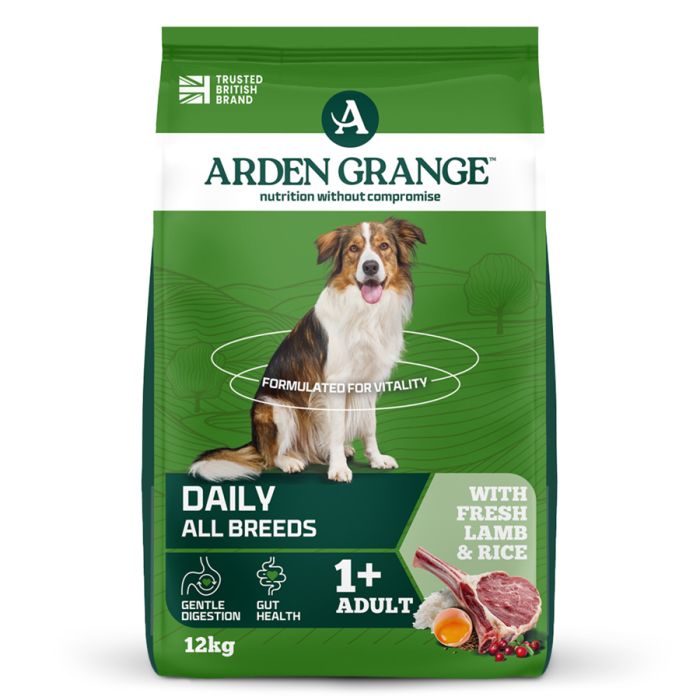 Arden Grange Lamb & Rice Dog Food 12kg
