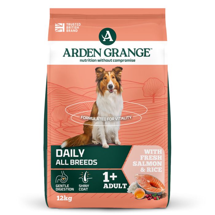 Arden Grange Salmon & Rice Dog Food 12kg
