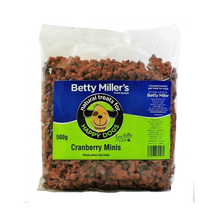 Betty Miller Cranberry Minis 500g