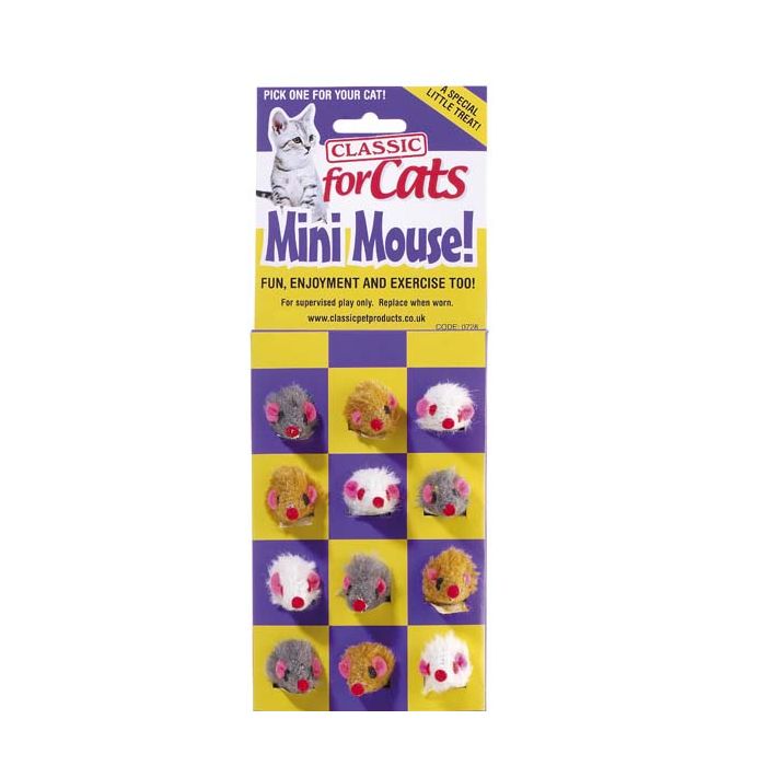 Classic Furry Mini Mouse For Cats