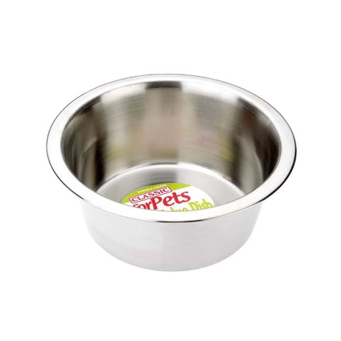 Classic Stainless Steel Cat Bowl