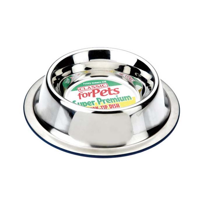 Classic Premium Stainless Steel Non Tip Dog Bowl