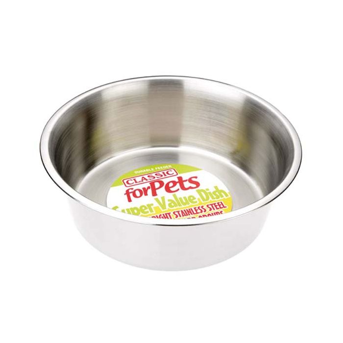 Classic Stainless Steel Dog Bowl