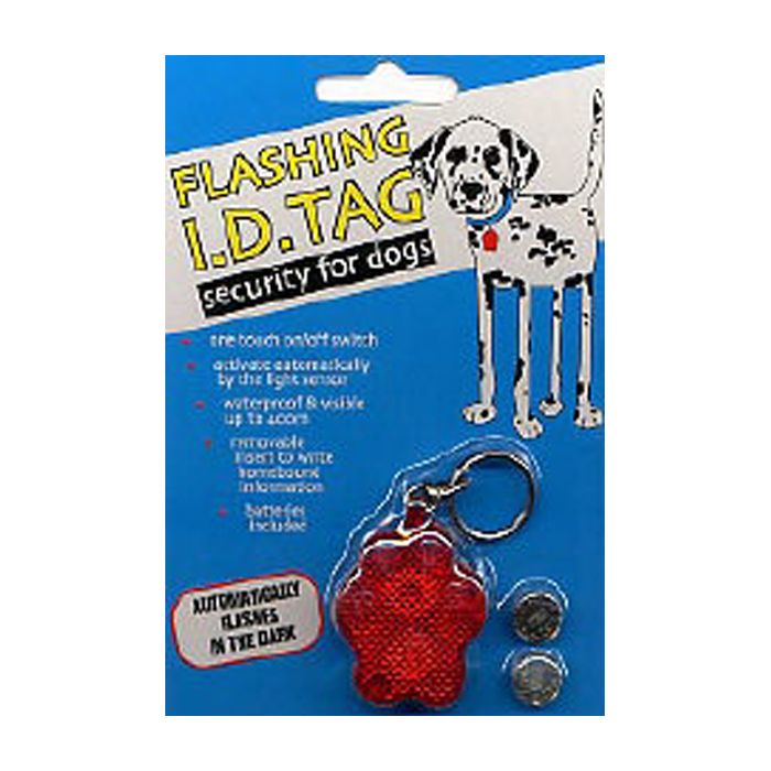 Flashing I.D. Dog Tag