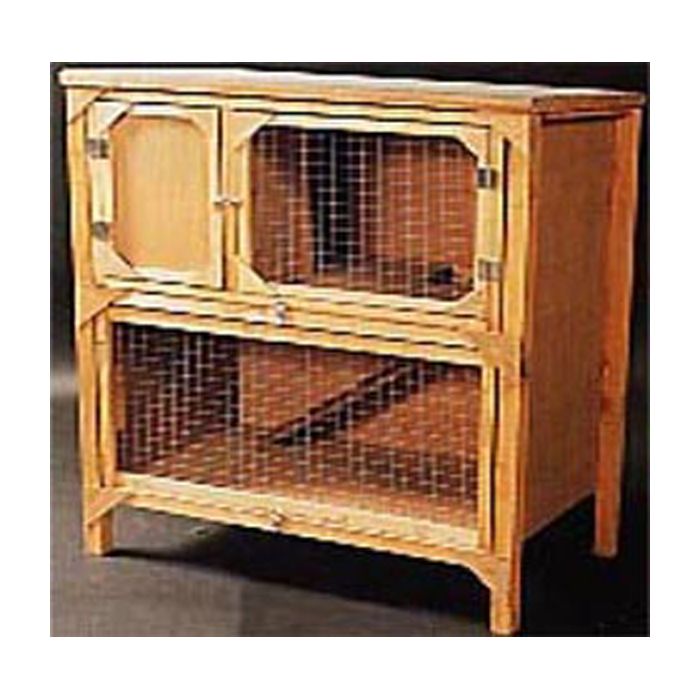 Guinea Pig Hutch - York Double Decker (Ply)