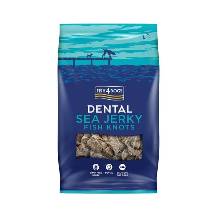 Fish4Dogs Dental Sea Jerky Fish Knots 100g