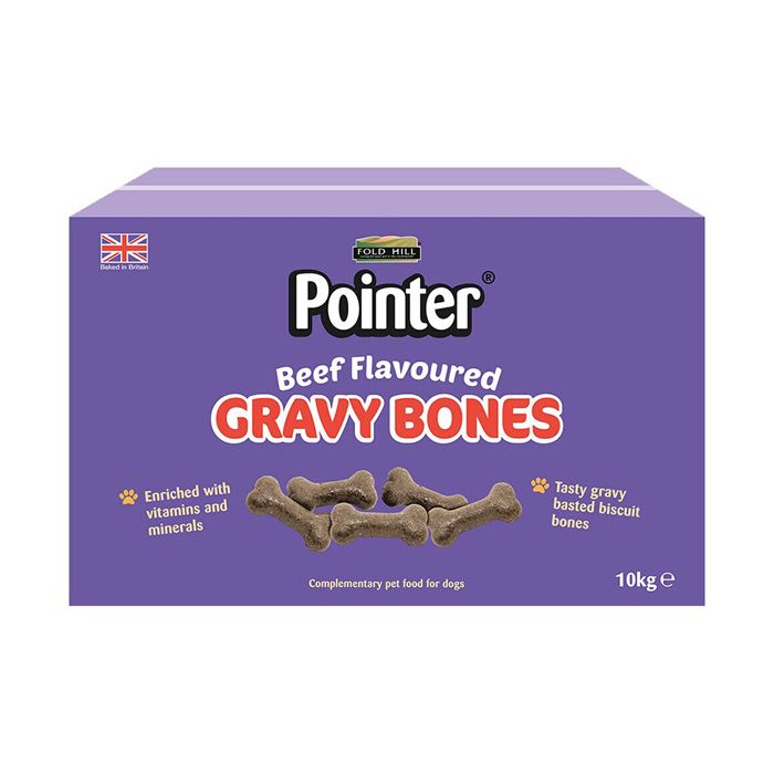 Fold Hill Pointer Gravy Bones 10kg - Beef