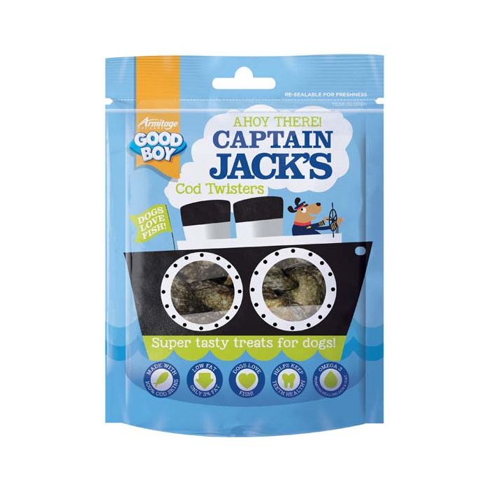 Good Boy Captain Jacks Cod Twisters