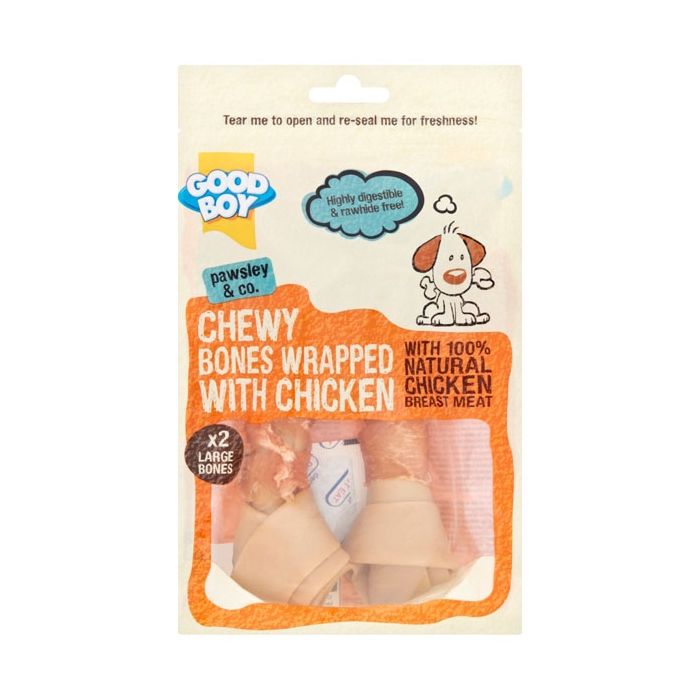 Good Boy Chewy Bones Wrapped with Chicken