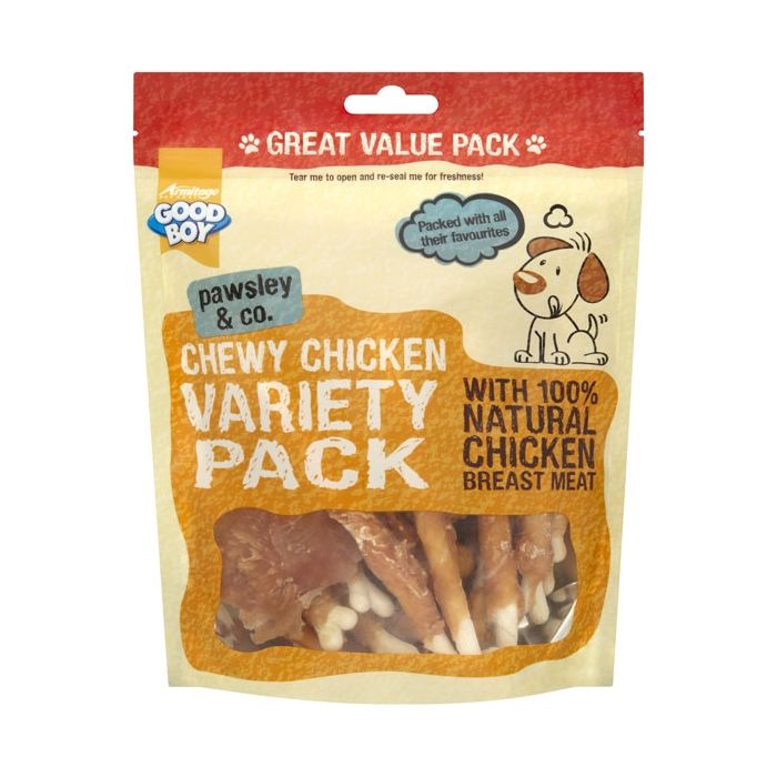 Good Boy Chewy Chicken Variety Pack 320g