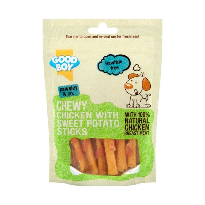 Good Boy Chewy Chicken with Sweet Potato Sticks