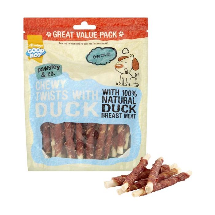 Good Boy Chewy Twists with Duck 320g