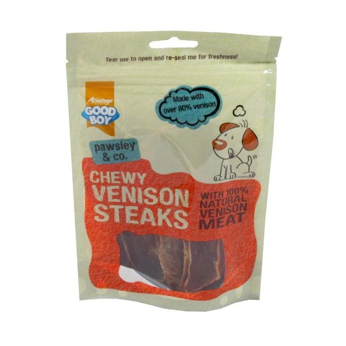 Good Boy Chewy Venison Steaks