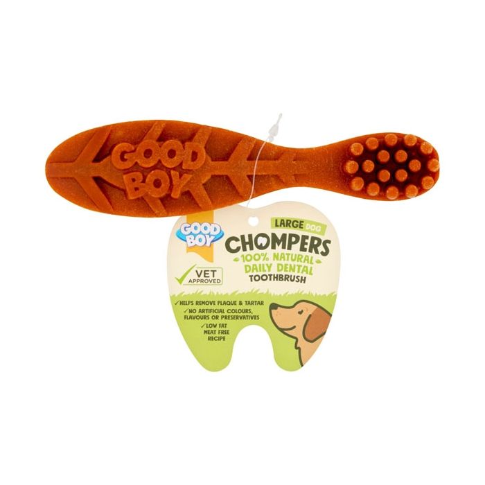 Good Boy Chompers Daily Dental Toothbrush - Large