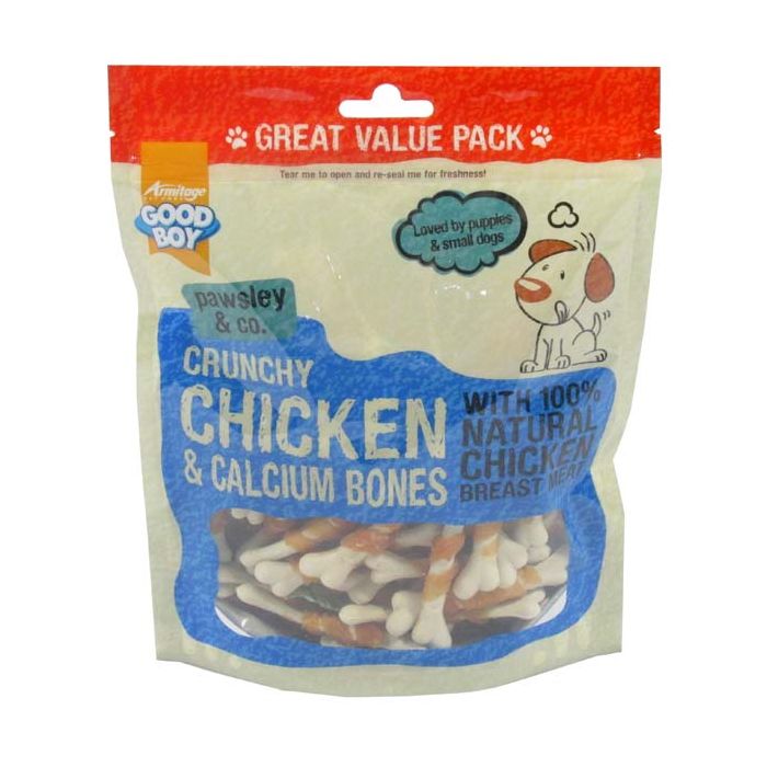 Good Boy Crunchy Chicken & Calcium Bones 350g