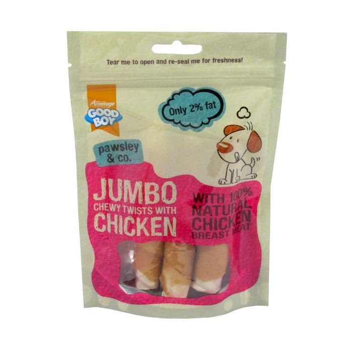 Good Boy Jumbo Chewy Twists with Chicken
