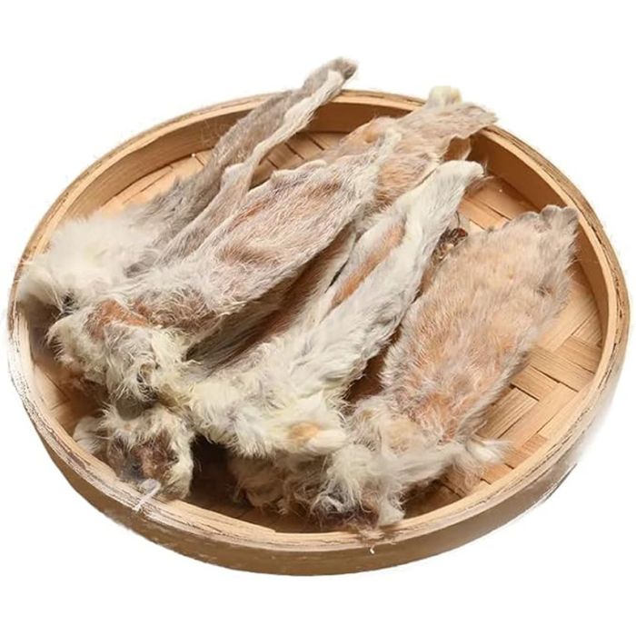 Hairy Rabbit Ears 1kg - Natural Dog Chews