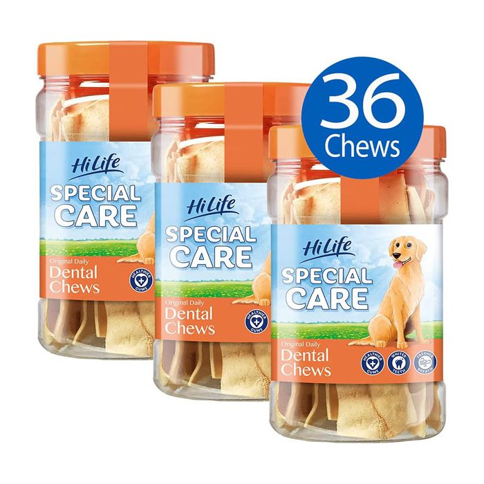 HiLife Special Care Original Daily Dental Chews 180g - 3 Pack