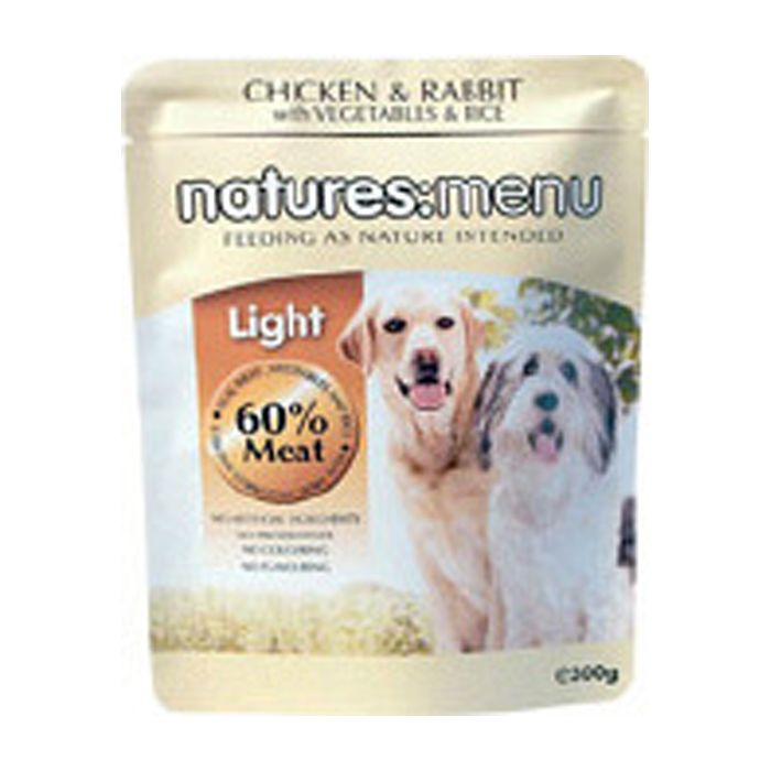 Natures Menu Light Chicken & Vegetables Dog Food  8 x 300g