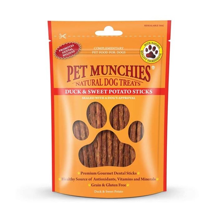 Pet Munchies Duck & Sweet Potato Sticks