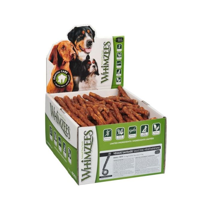 Whimzees Veggie Sausage Small - Box of 150