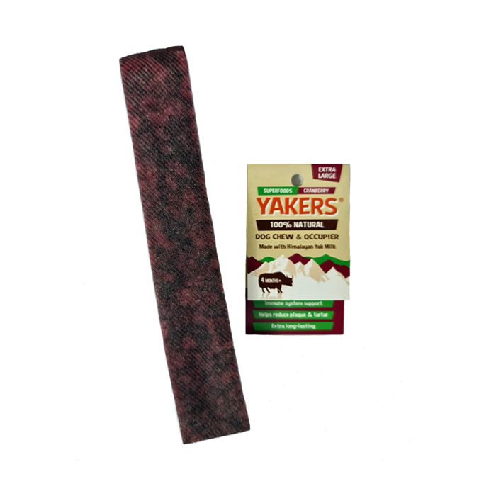 Yakers Cranberry Extra Large Dog Chew