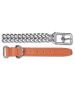 Ancol Leather & Chain Dog Collar