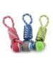 Happy Pets Tennis Ball Coil Tugger - All Colours