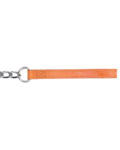 Leather & Chain Dog Lead