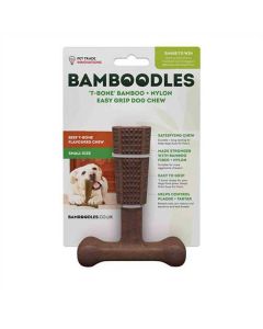 Bamboodle T-Bone Dog Chew Small - Beef