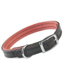 Ancol Leather Pink Suede Dog Collar