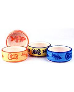 Mason & Cash Decorated Cat Bowls