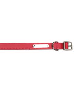 Leather Dog Collar - Red