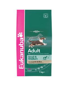 Eukanuba Adult Small & Meduim Breed Lamb & Rice Dog Food 15KG