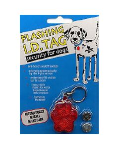 Flashing I.D. Dog Tag