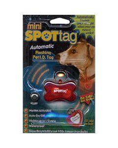 Mini Spot Flashing I.D. Dog Tag