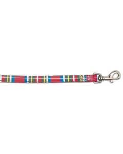 Ancol Leather Tartan Dog Lead