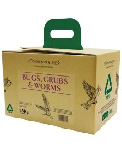 Dried Bugs, Grubs & Worms Box for Wild Birds 1.5kg