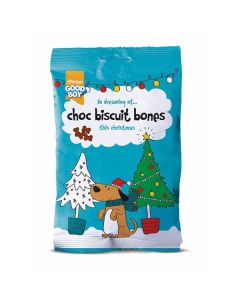 Good Boy Xmas Choc Biscuit Bones 
