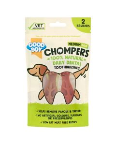 Good Boy Chompers Daily Dental Toothbrush - Medium