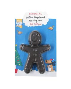 Good Boy Gingerbread Man Dog Chocolate
