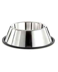 Classic Stainless Steel Non Tip Dog Bowl