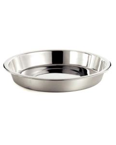 Classic Stainless Steel Shallow Dog Bowl