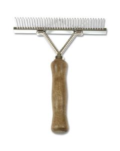 Ancol Medium Wooden Dog Rake Tooth Pitch 12 pins