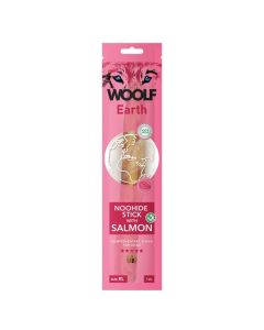 Woolf Earth Noohide XL Stick with Salmon - 25cm long approximately