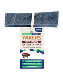 Yakers Blueberry Medium Dog Chew